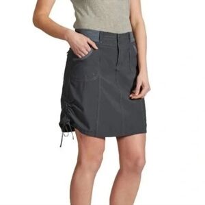 Kuhl Durango Skort Skirt Gray Womens Size 6 Hiking Outdoors Activewear Pull On